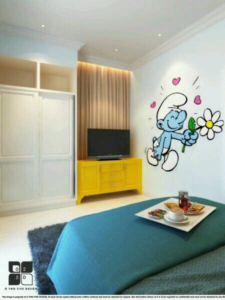 Nice Smurf Bedrooms4