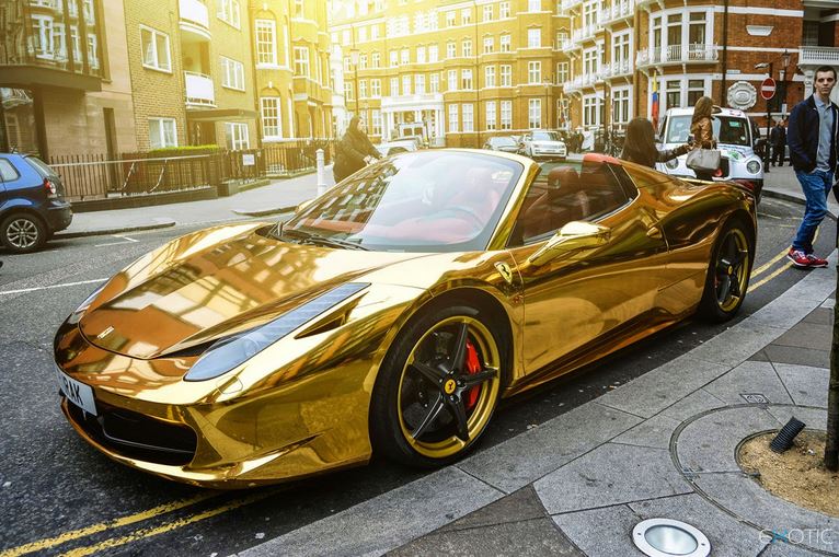 golden ferrari