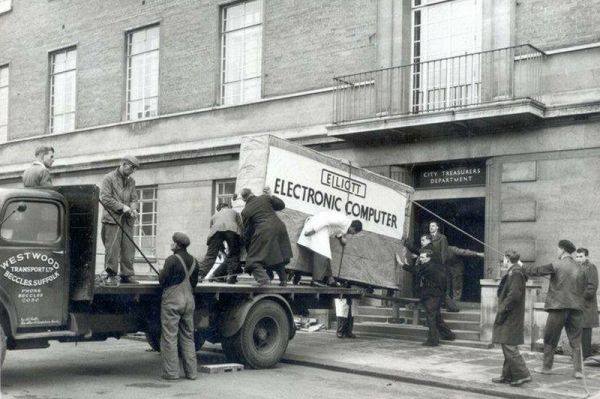 computer delivery 1950