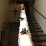 Creative, Turn Your Banister Into A Penguin Slide
