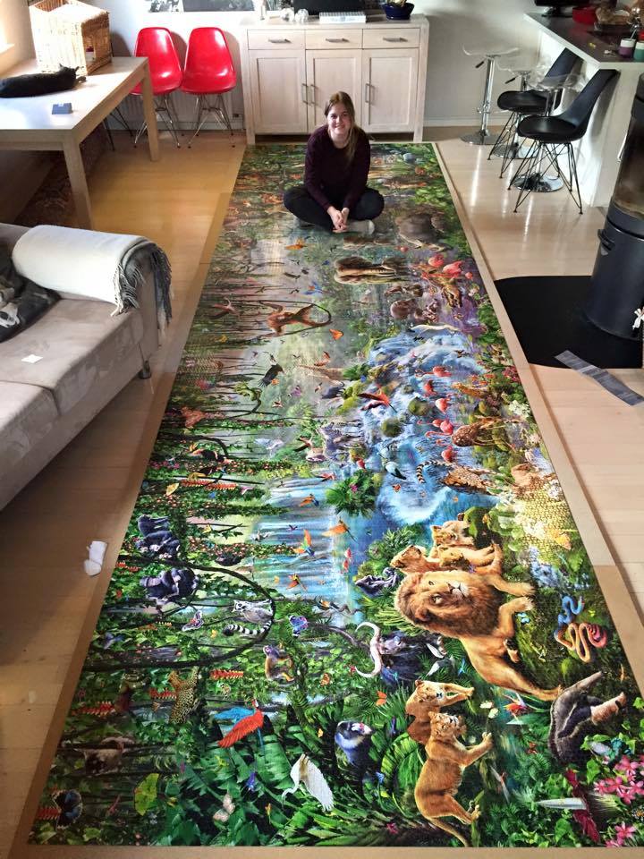 the puzzle of 33,600 pieces