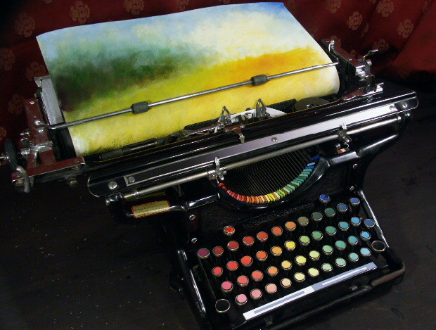 typewriter painting3