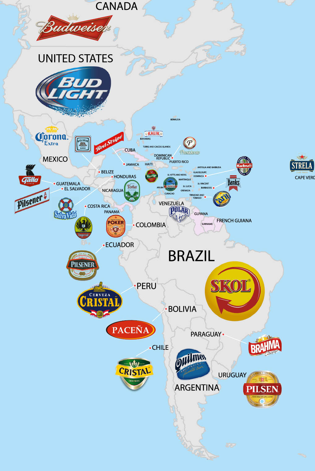 Every Country’s Most Popular Beer2